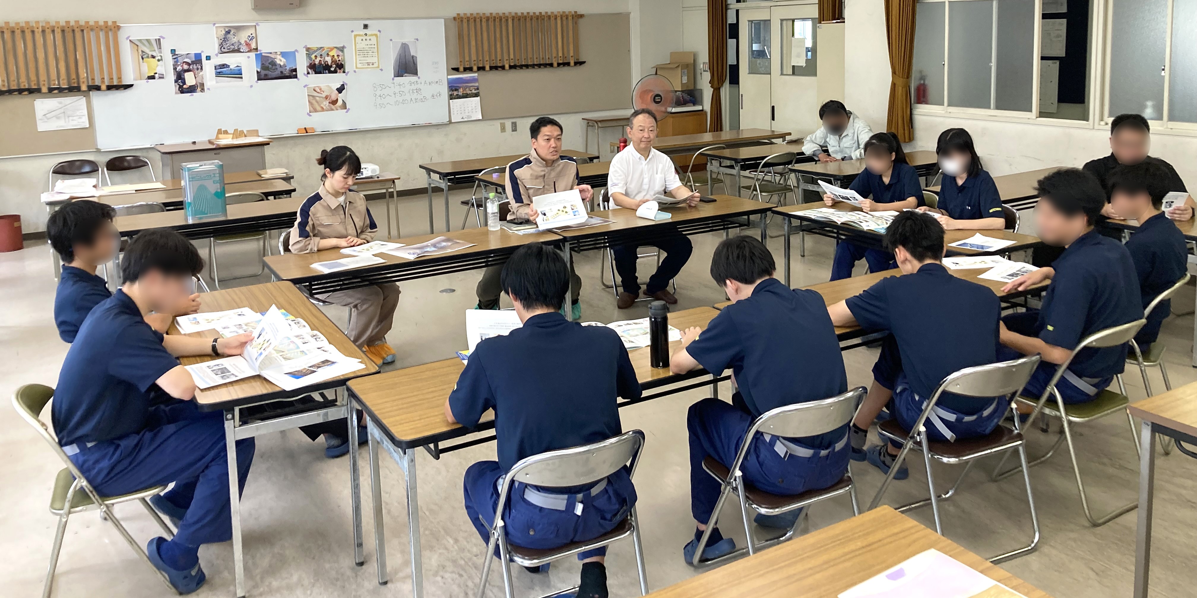 名古屋市立工芸高等学校で当社名古屋支店初の「出前授業」を実施。授業