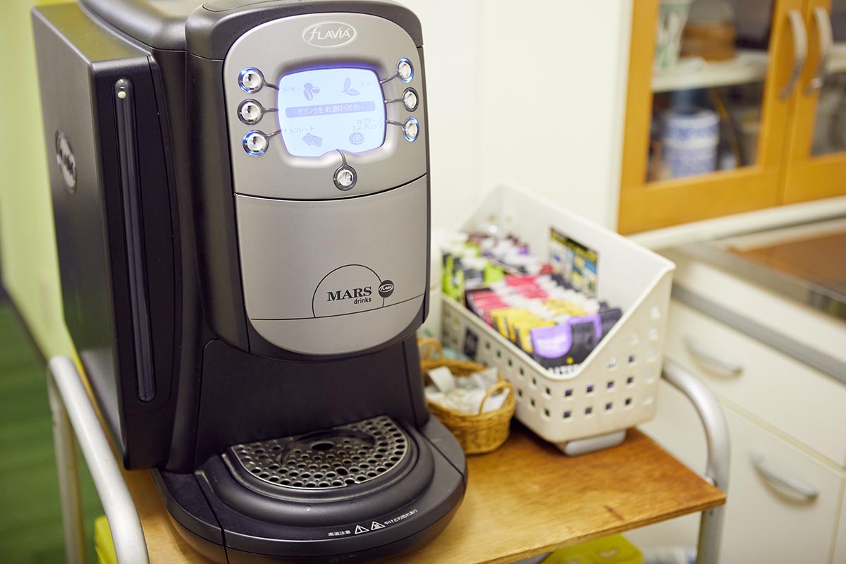 無料コーヒーマシン